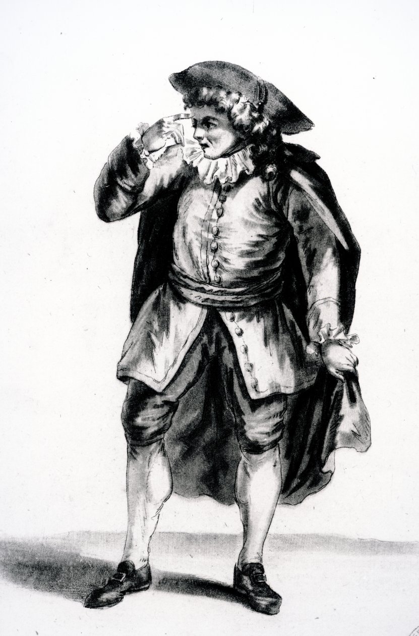 The costume of Arnolphe, from The School for Wives by Moliere by French School