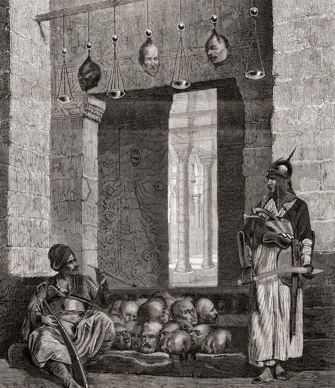 The Doorway to the Mosque El Assaneyn in Cairo, Egypt, from 