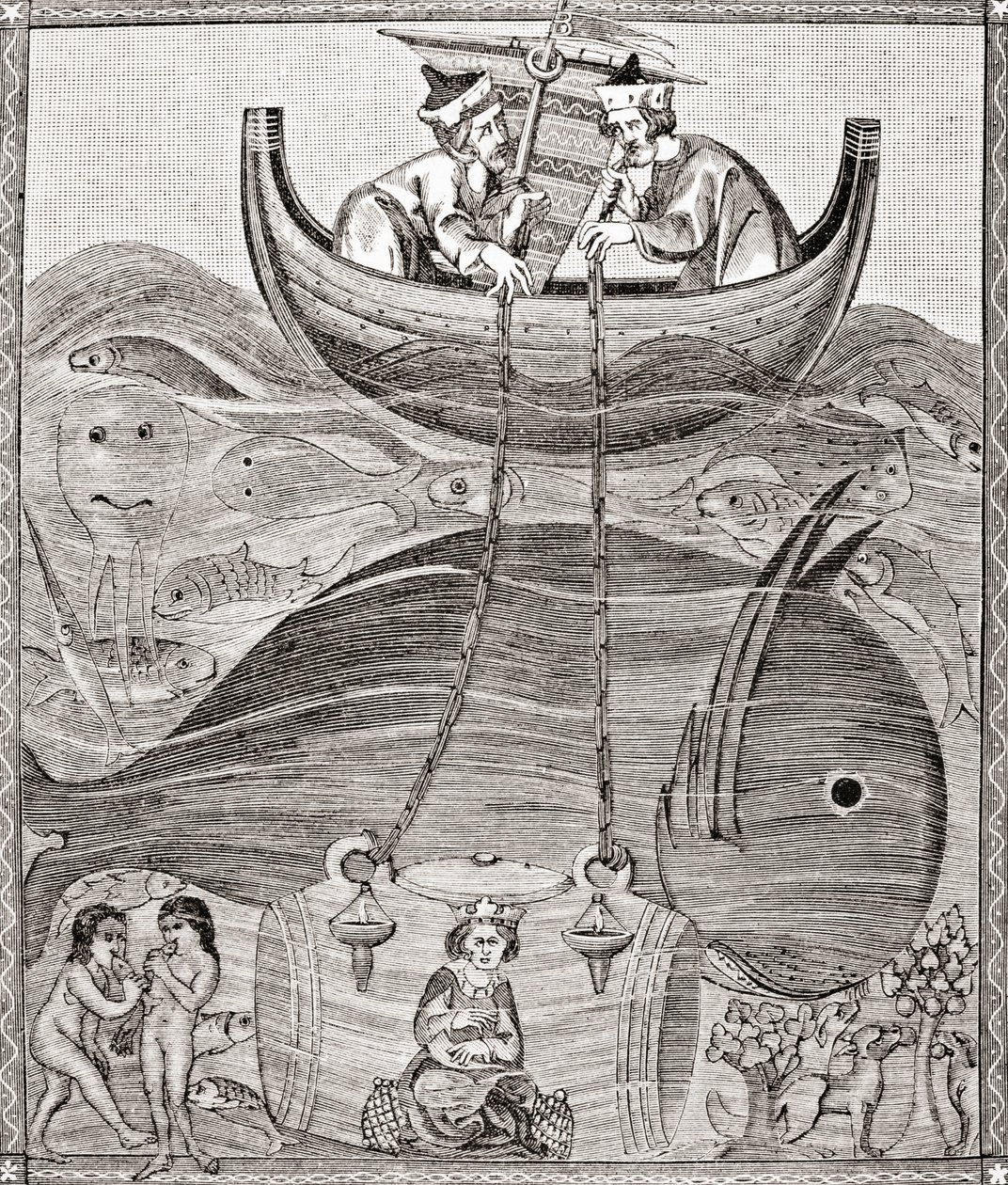 The Marine World According to the Conceptions of the Middle Ages by French School