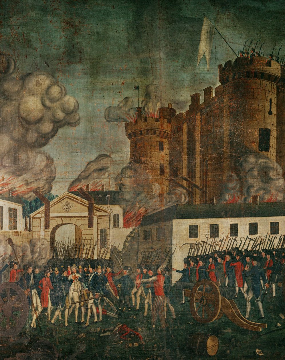 The Taking of the Bastille by French School