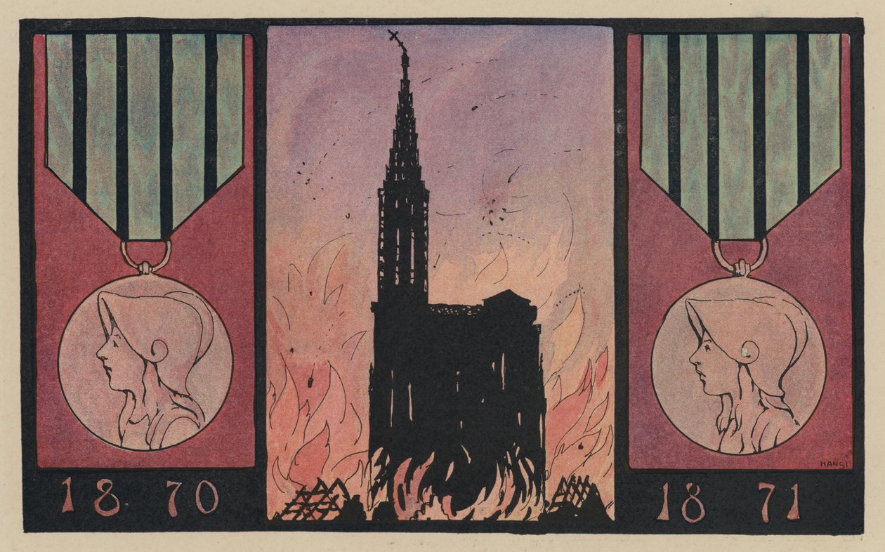 The Terrible Year of the Franco-Prussian War in Alsace by French School