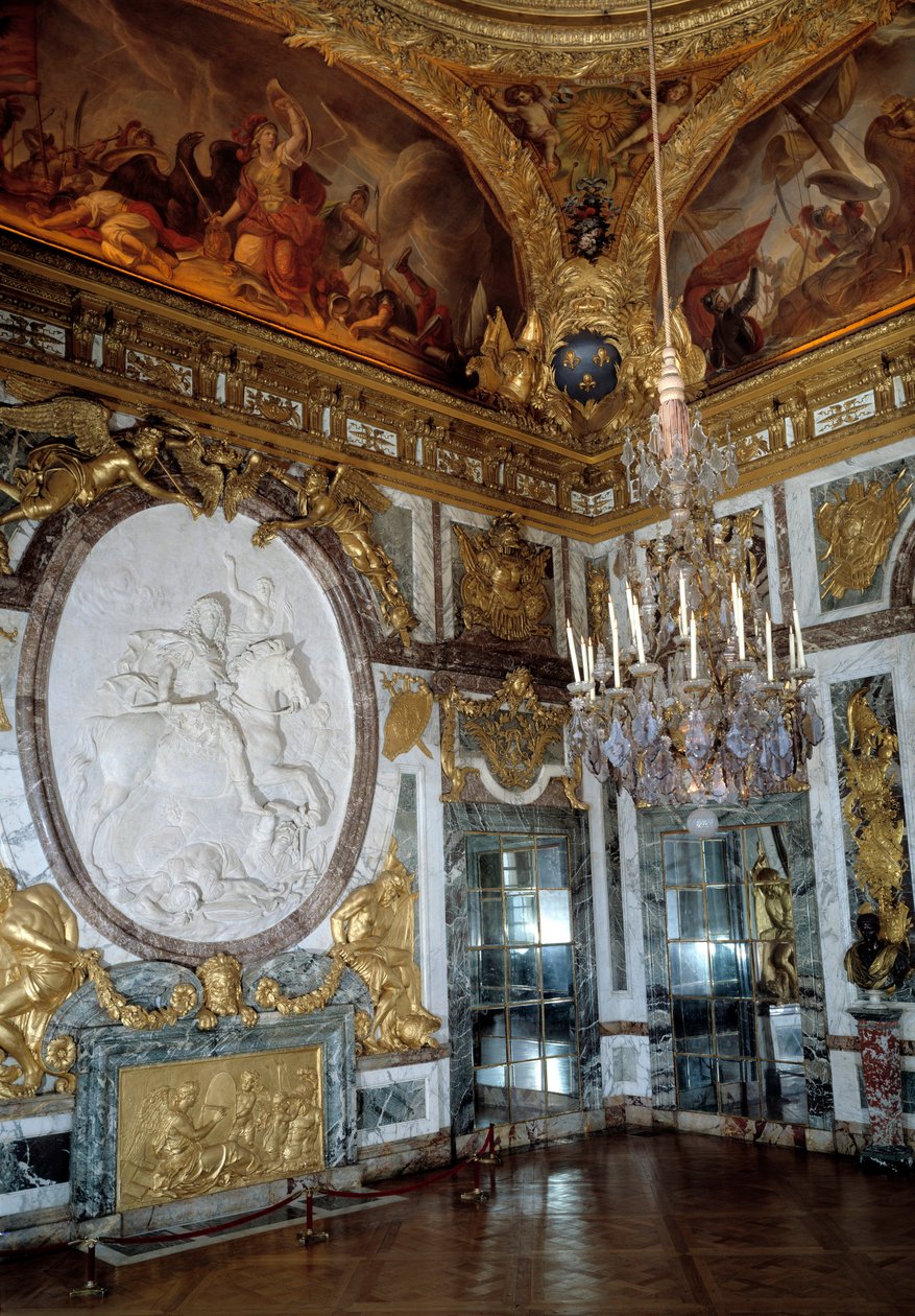The War Salon at the Palais de Versailles by French School
