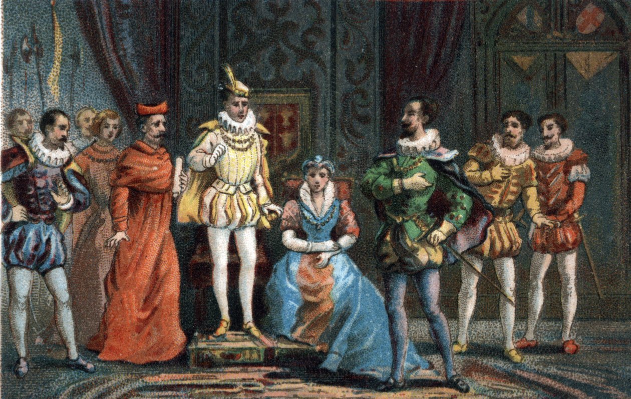 The young prince Francois II, who became king of France (1544-1560), declared to the deputies of the parliament that he chose as regents the Duke of Guise by French School
