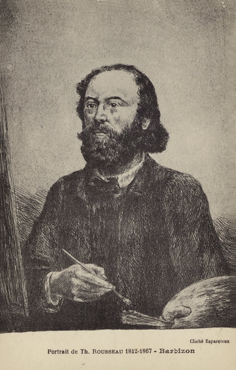 Theodore Rousseau, French painter by French School