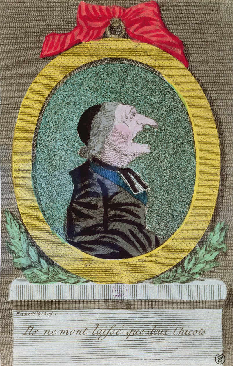 They have only left me two Stumps, 2nd November 1789 by French School