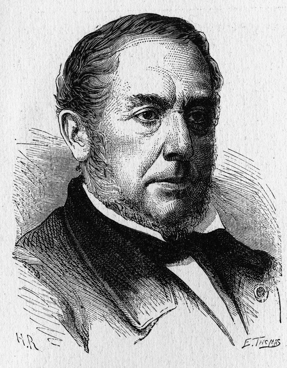 Portrait of Théophile Jules Pelouze (1807 - 1867), French chemist, from 