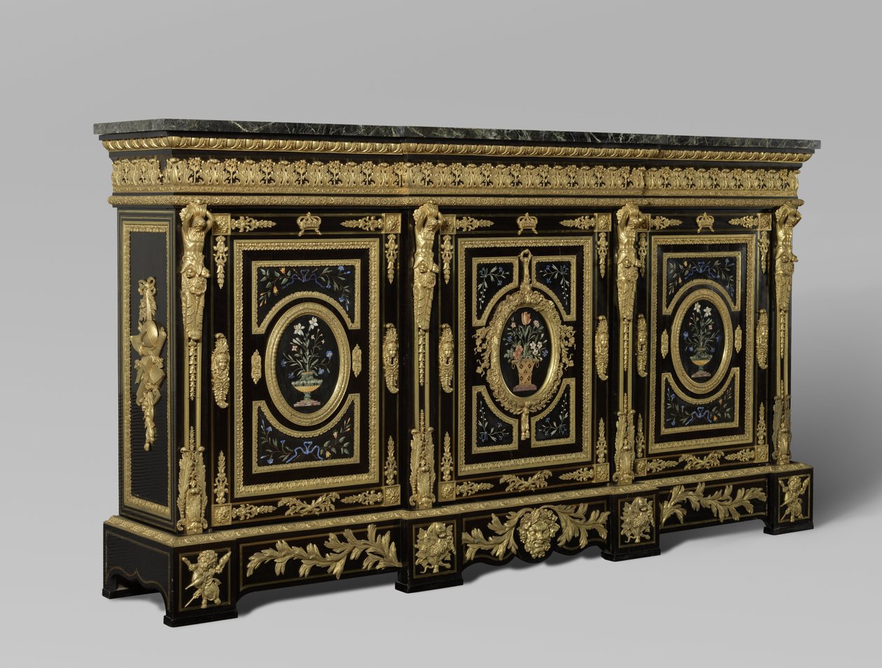 Three-door cabinet, c.1835-38 by French School