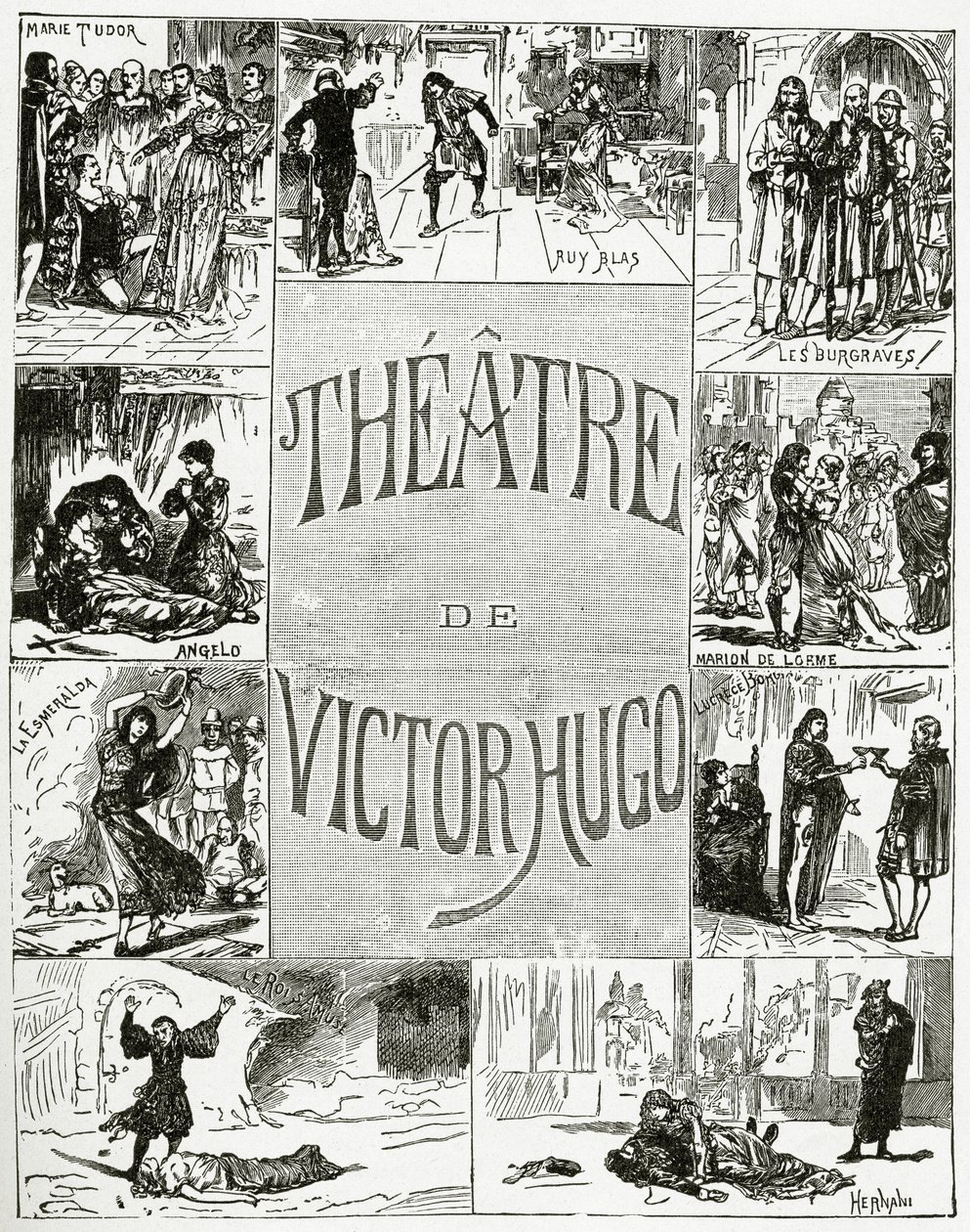 Theatre of Victor Hugo by French School