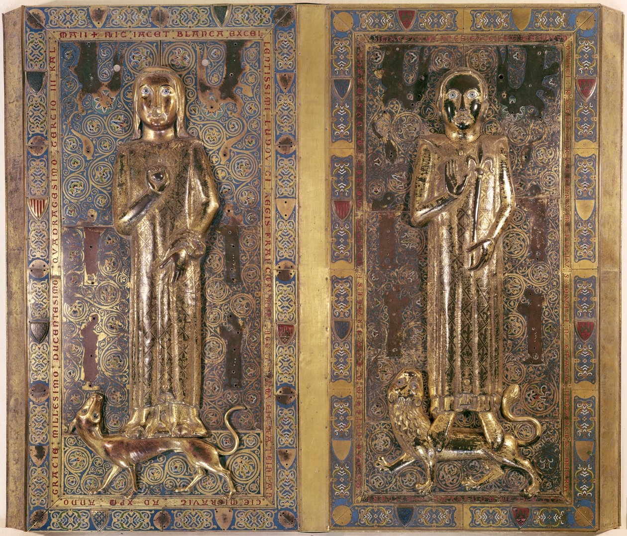 Tomb of Jean and Blanche of France, children of Louis IX and Marguerite of Provence by French School