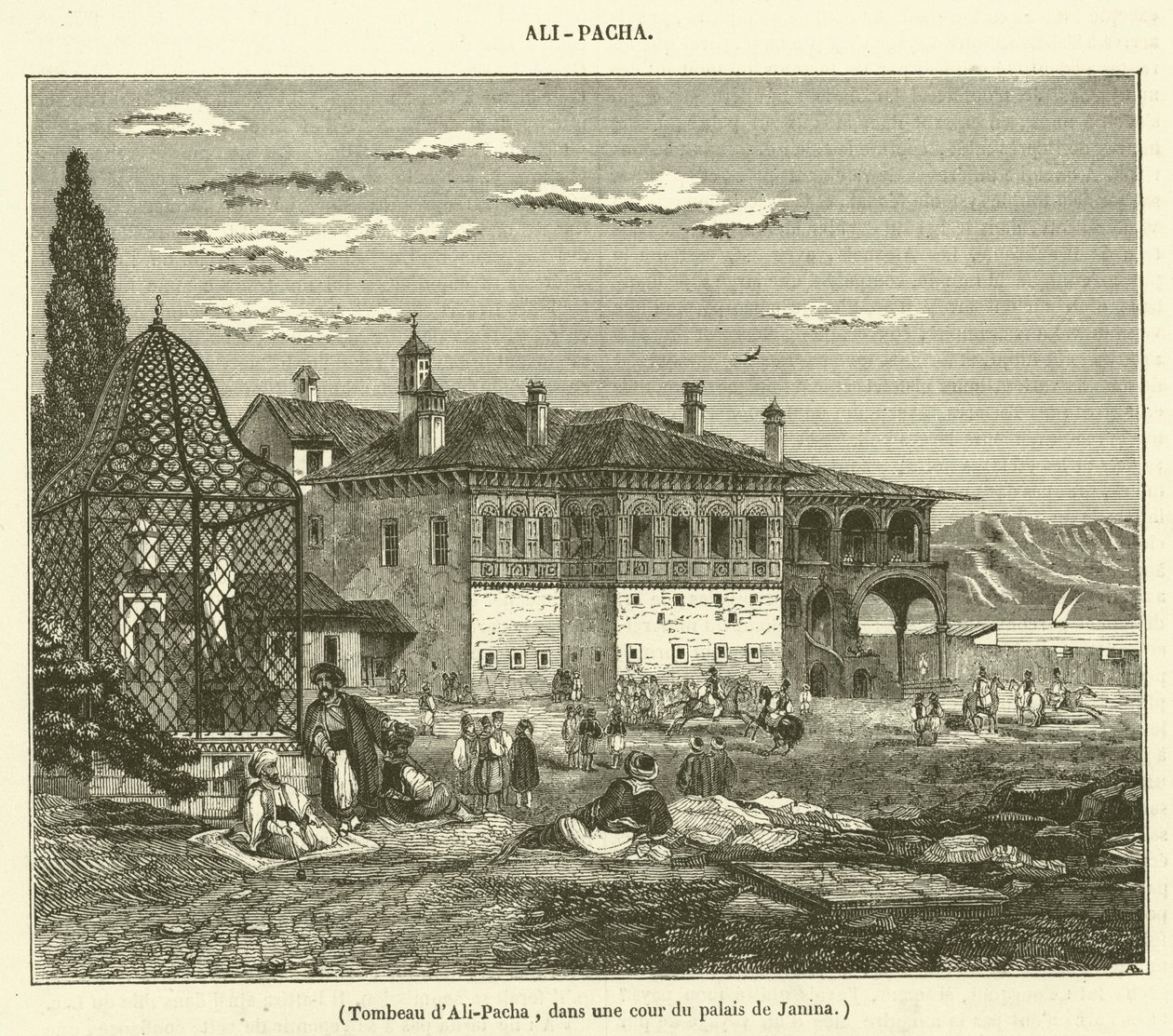Tomb of Ali Pasha, in a Courtyard of the Palace of Janina by French School