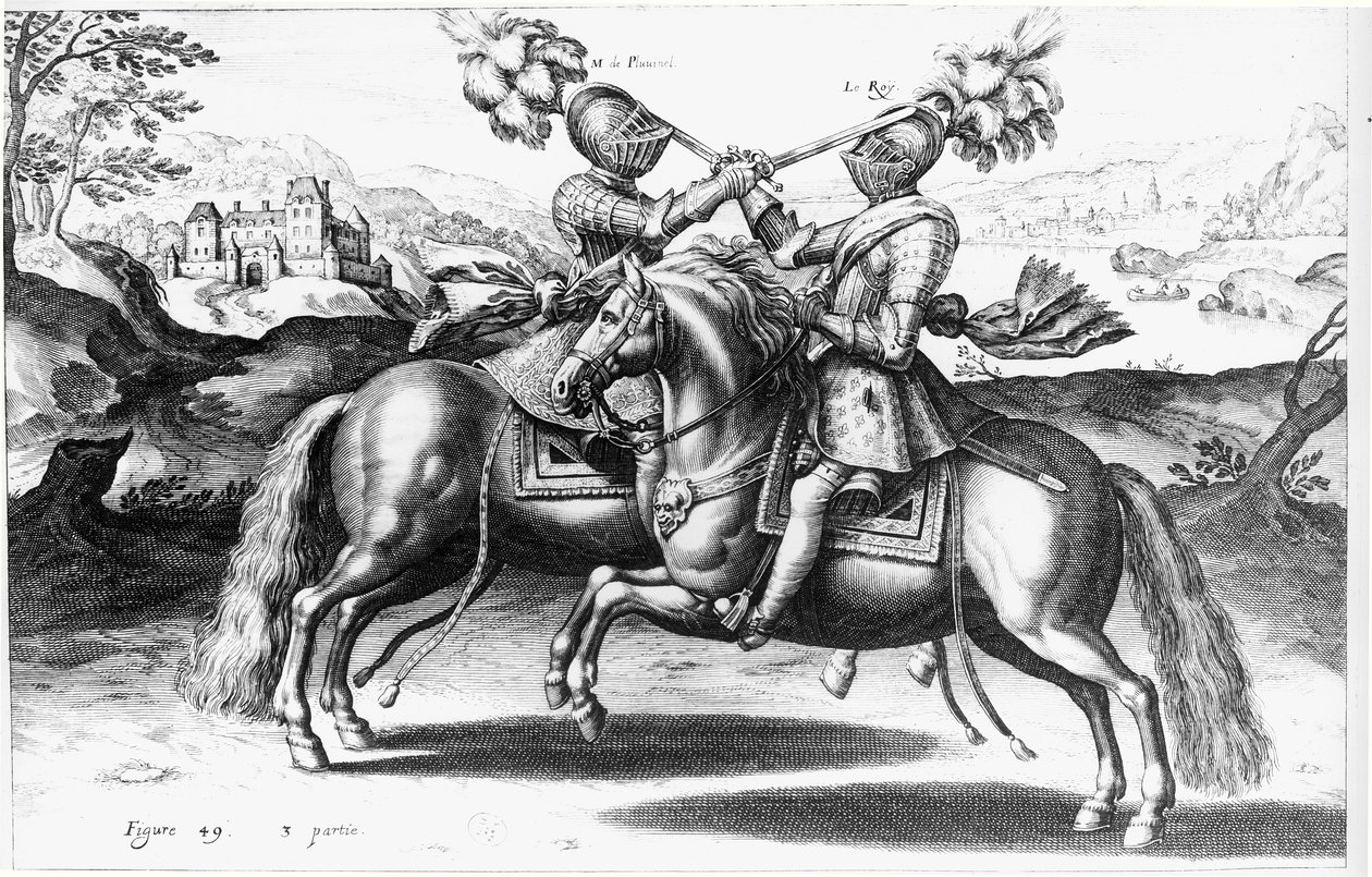 Tournament Scene between Henri IV and Antoine de Pluvinel by French School