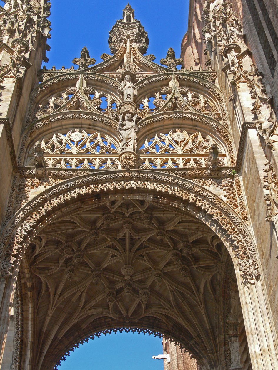 Tracery Above the South Door by French School