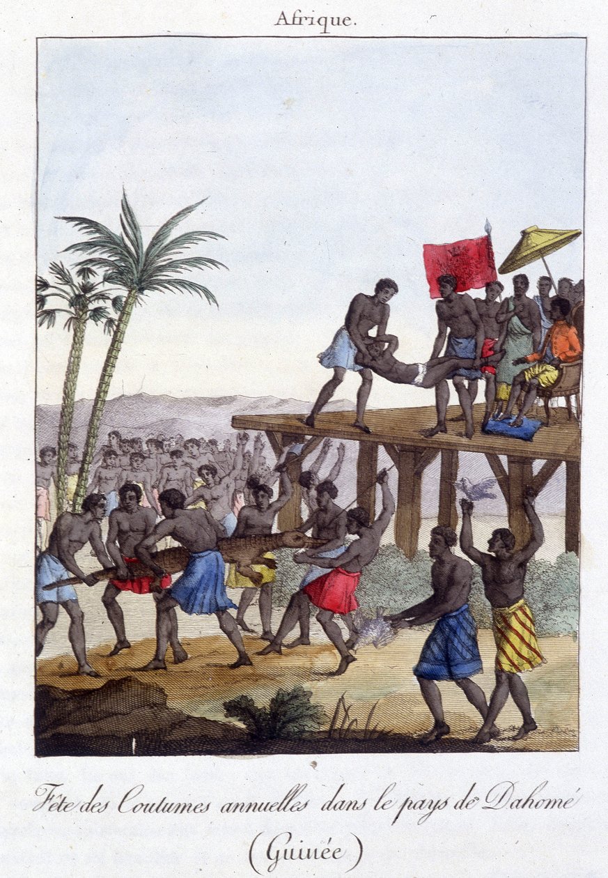 Traditional festival in Guinea by French School