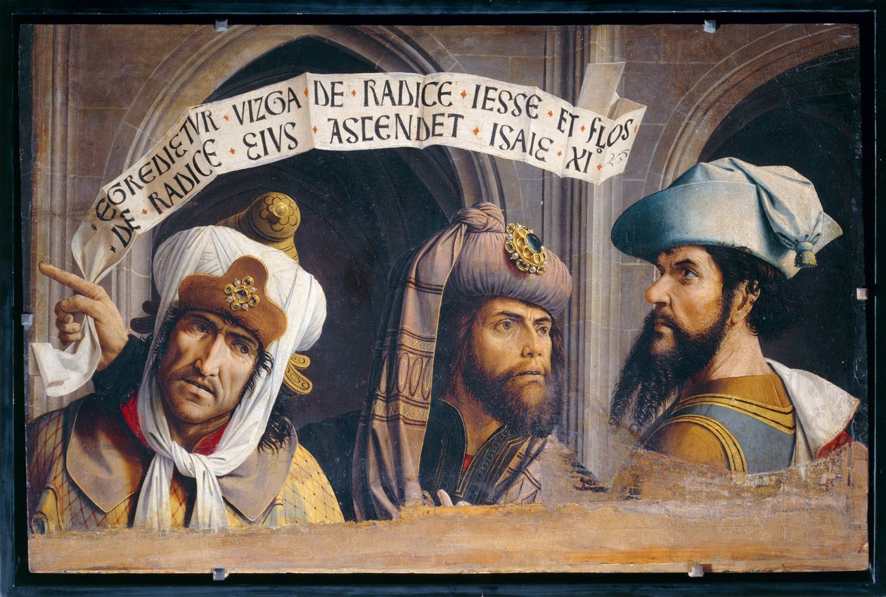 Three Prophets (fragment) by French School