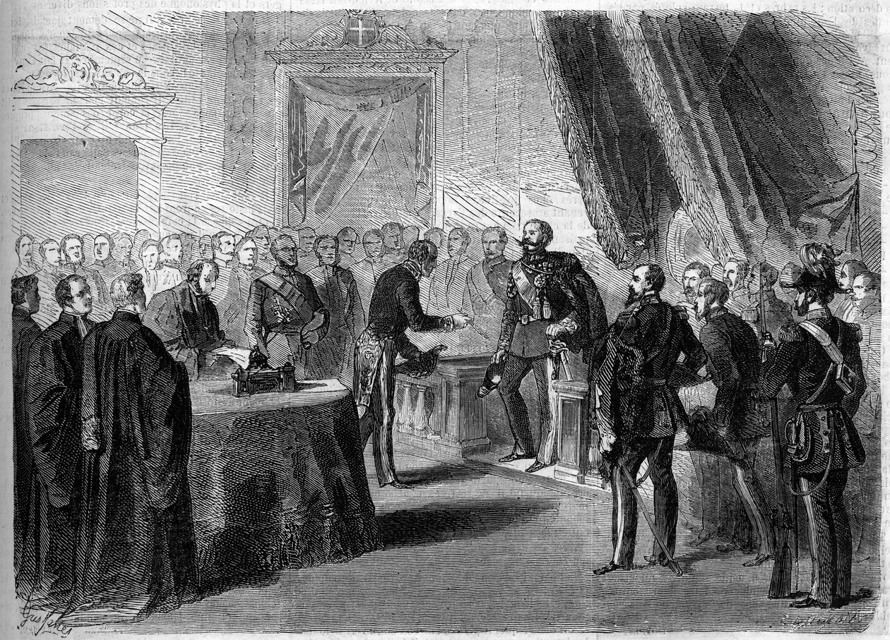 Unification of Italy by French School