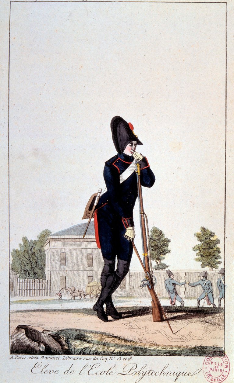 Uniform: a student of the Polytechnic School in the 19th century by French School