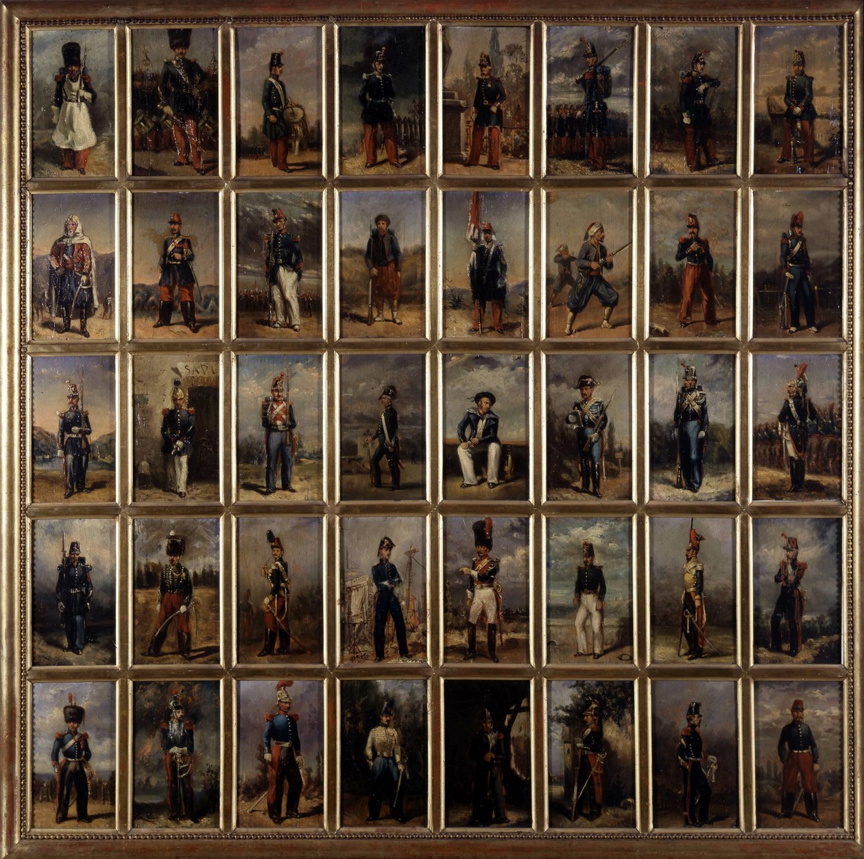 Uniform of the 1st and 2nd Empire by French School
