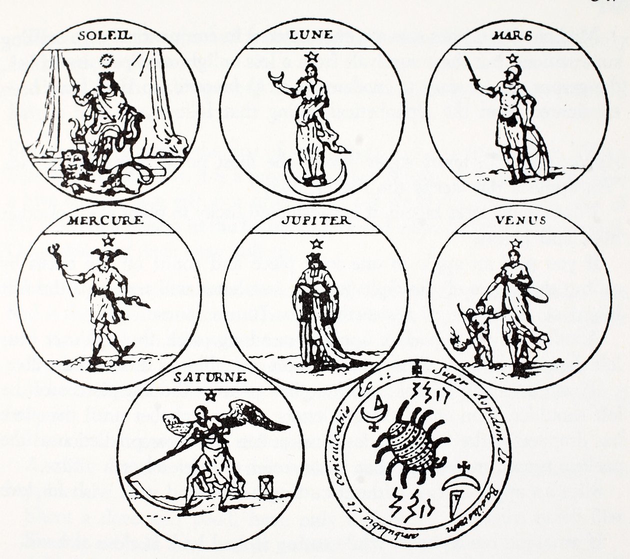 Various Types of Talismans by French School
