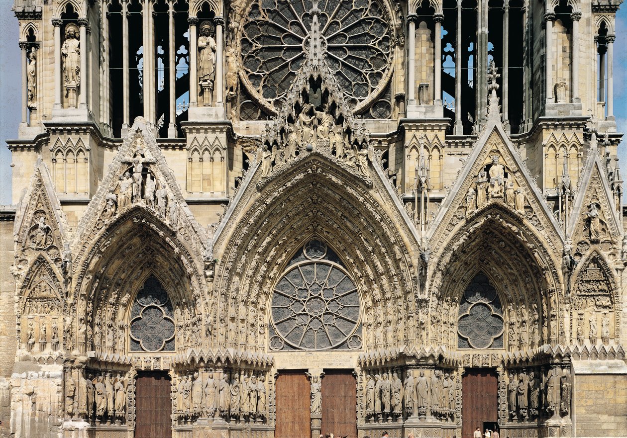 View of the Facade by French School