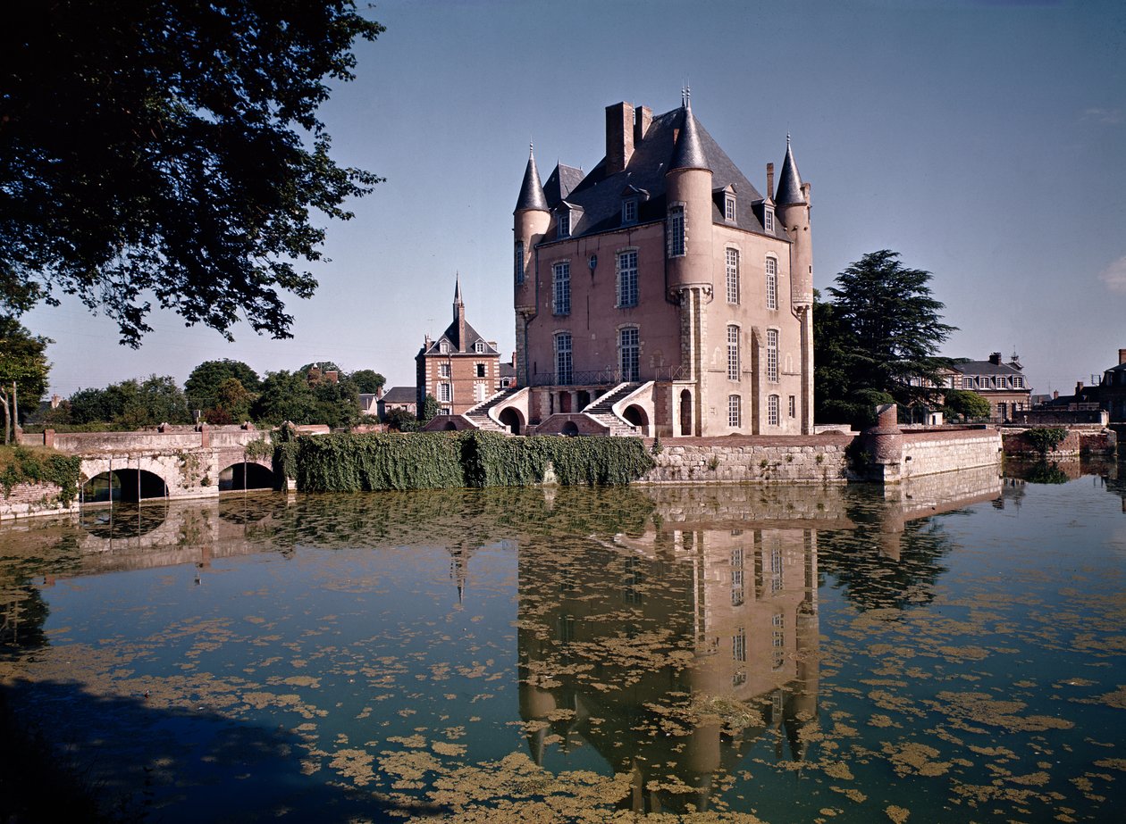View of the keep of the castle, built 1355-88 by French School