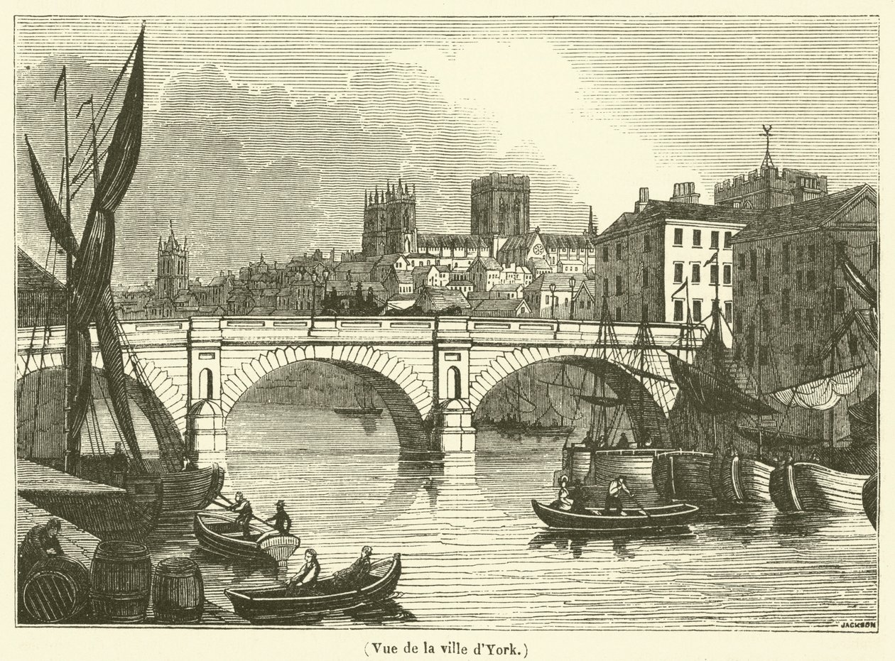 View of the City of York by French School