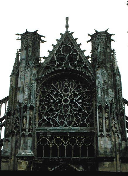 West rose window by French School
