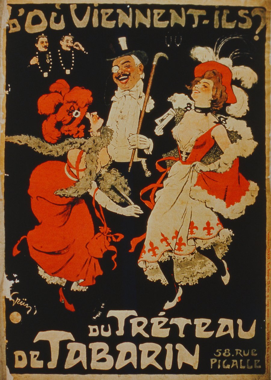 Where Are They From? From The Treteau de Tabarin, Pigalle, Paris by French School