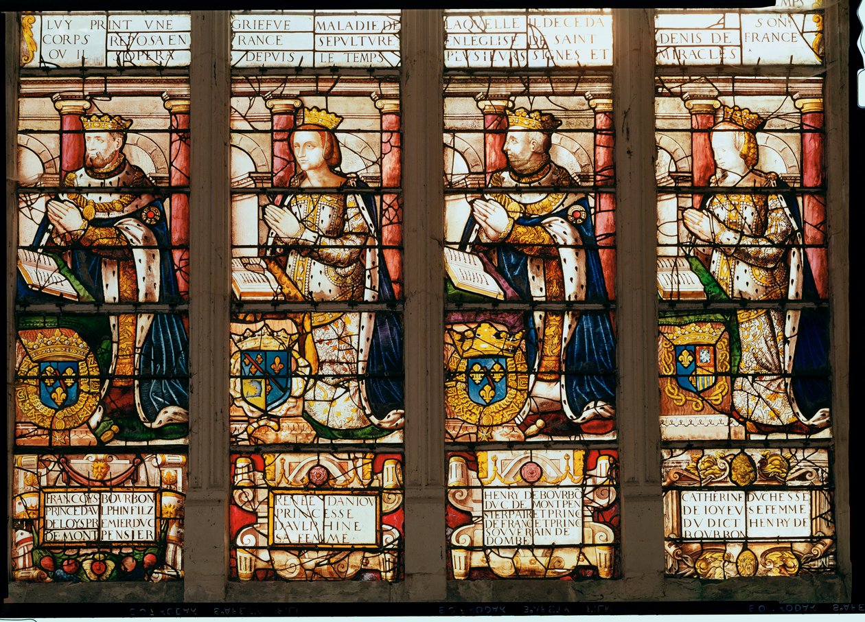 Window Depicting Francois de Bourbon, Rene d