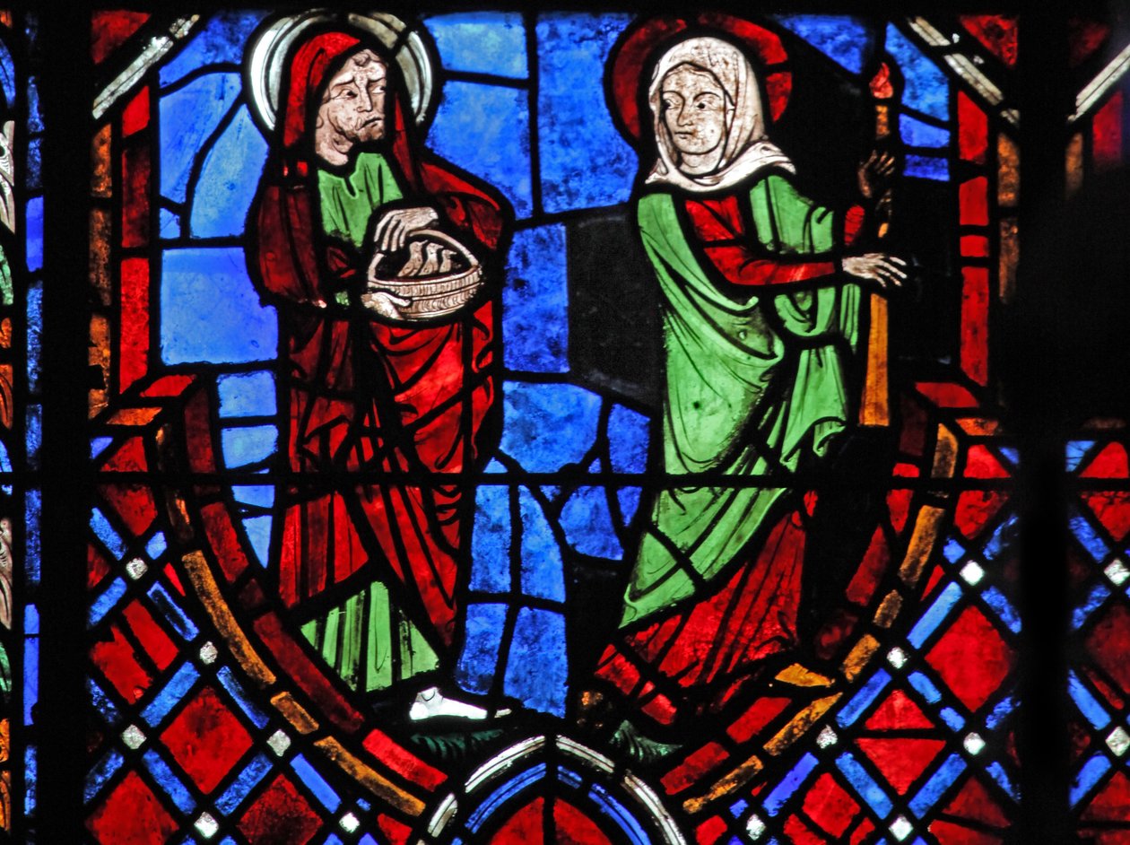Window depicting the Presentation in the Temple by French School