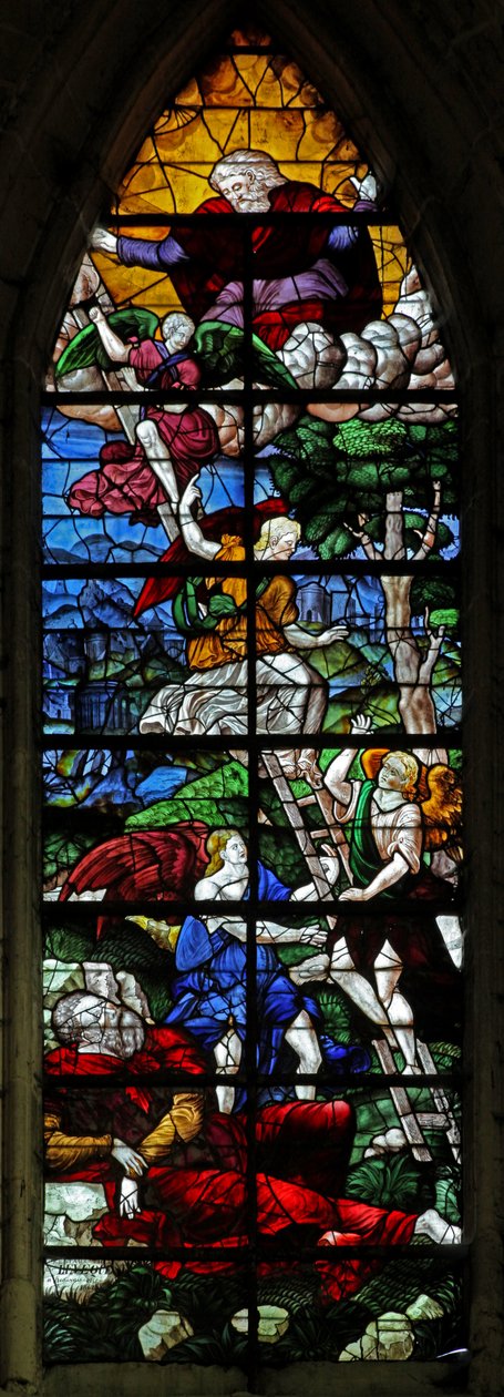 Window depicting Jacob