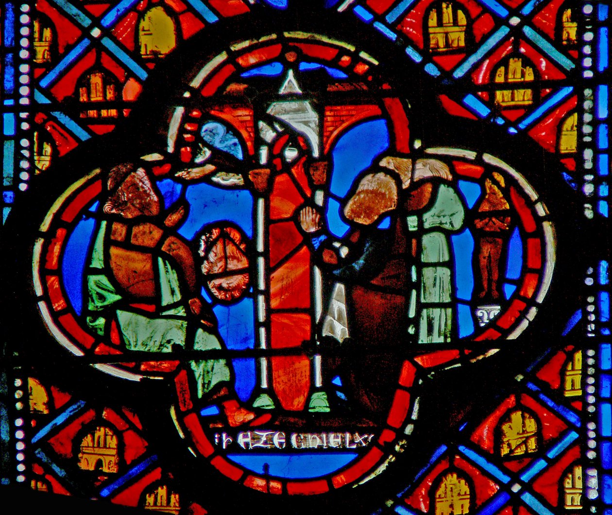 Ezekiel Sees People Adoring the Sun by French School