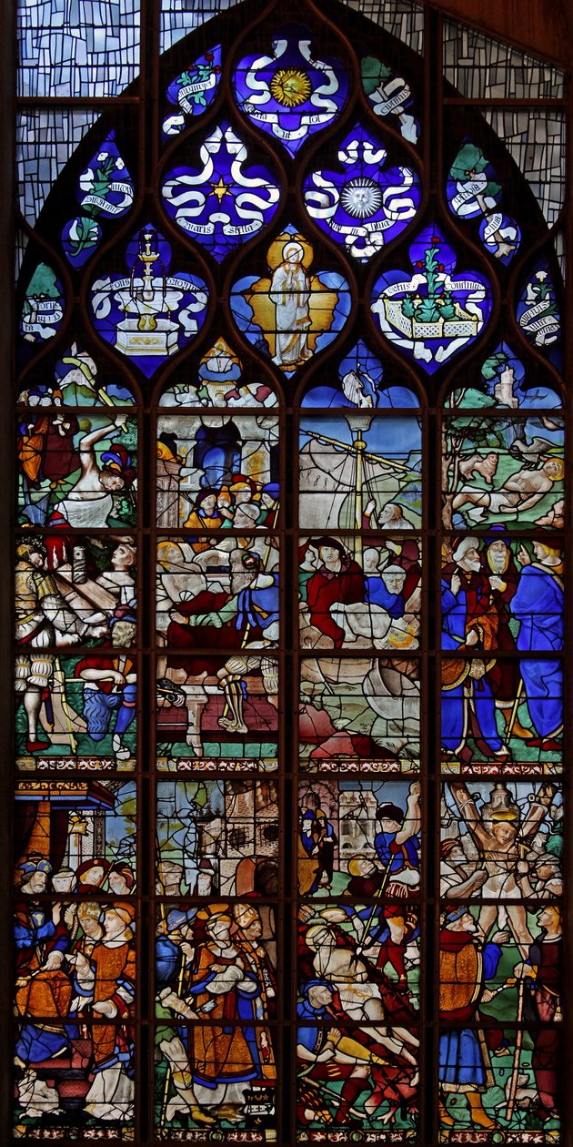 Window depicting St Vincent