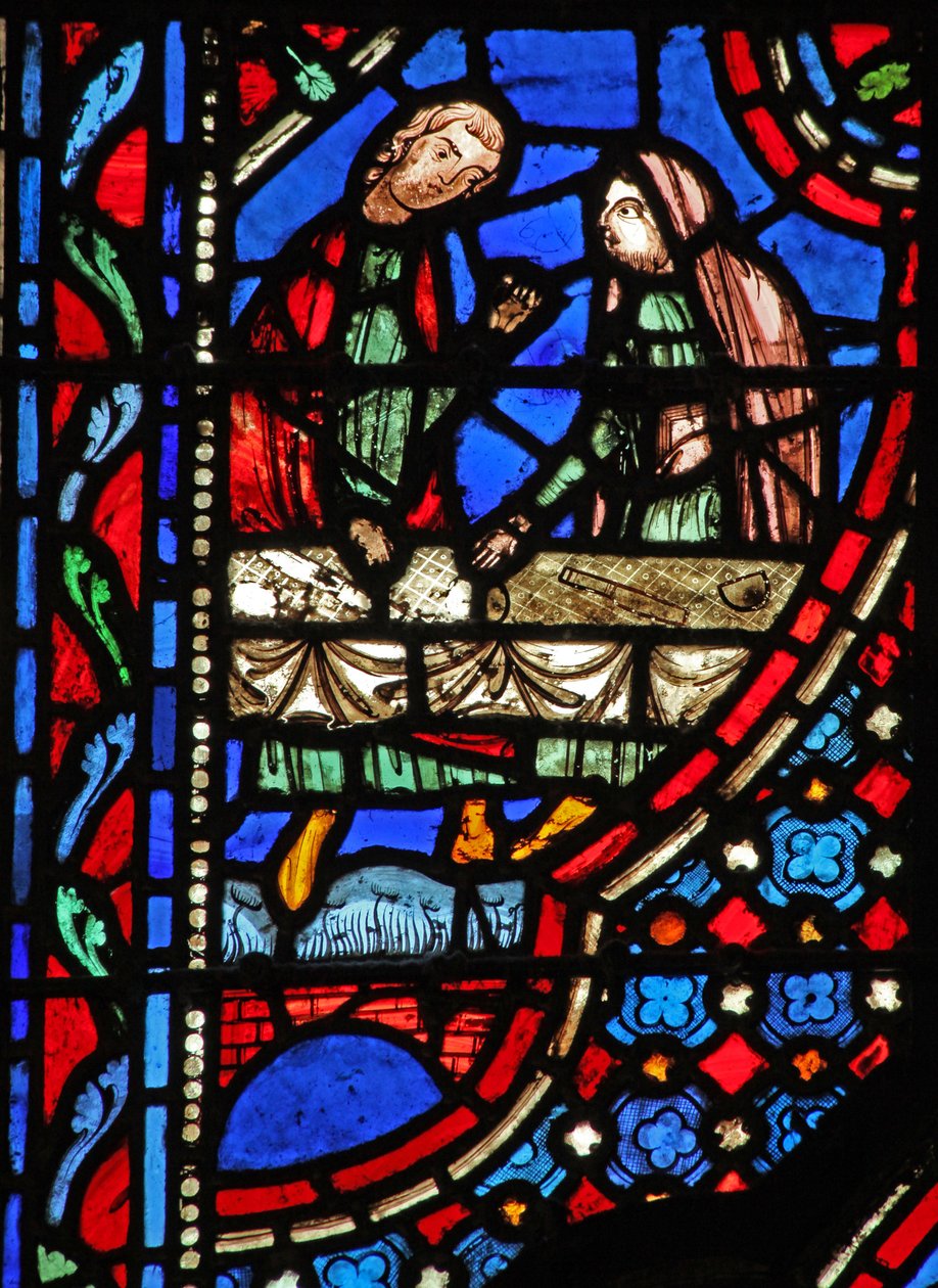 Saul Receiving Samuel by French School