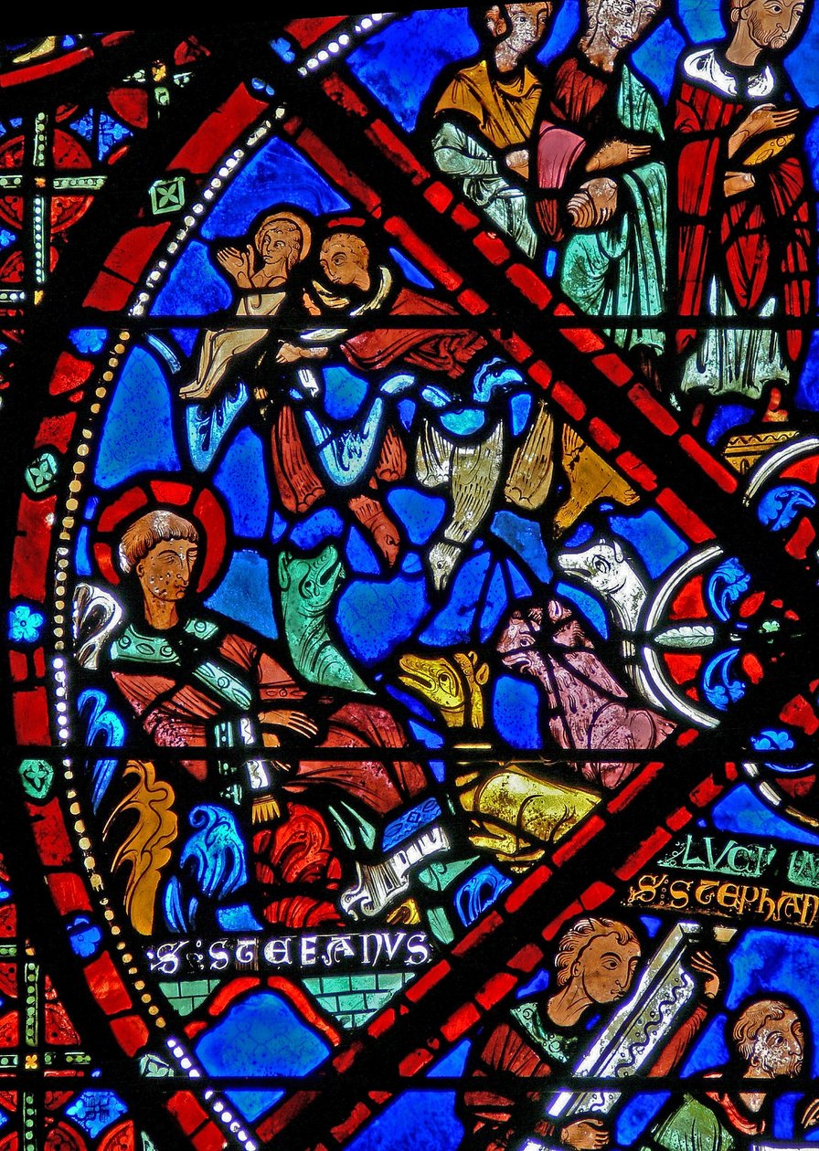 Window w15 depicting St Stephen