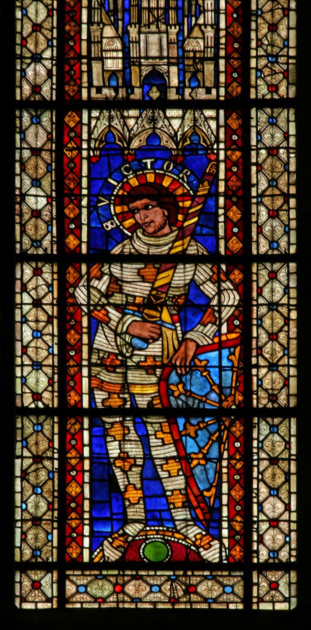 Window w203 depicting St Victor by French School