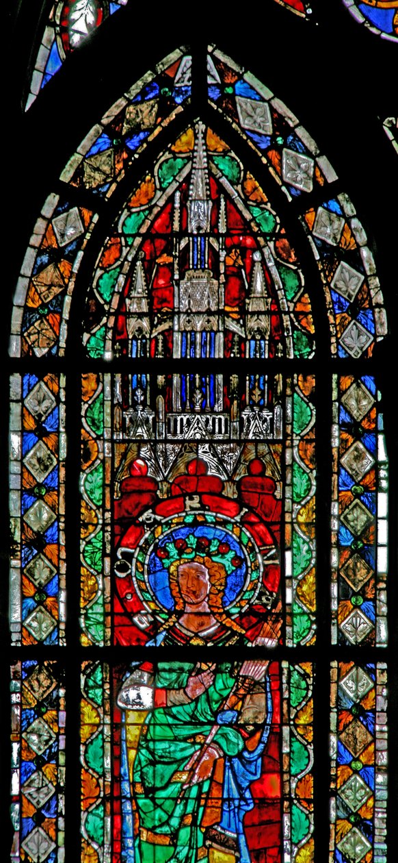 Window w204 depicting St Marine by French School