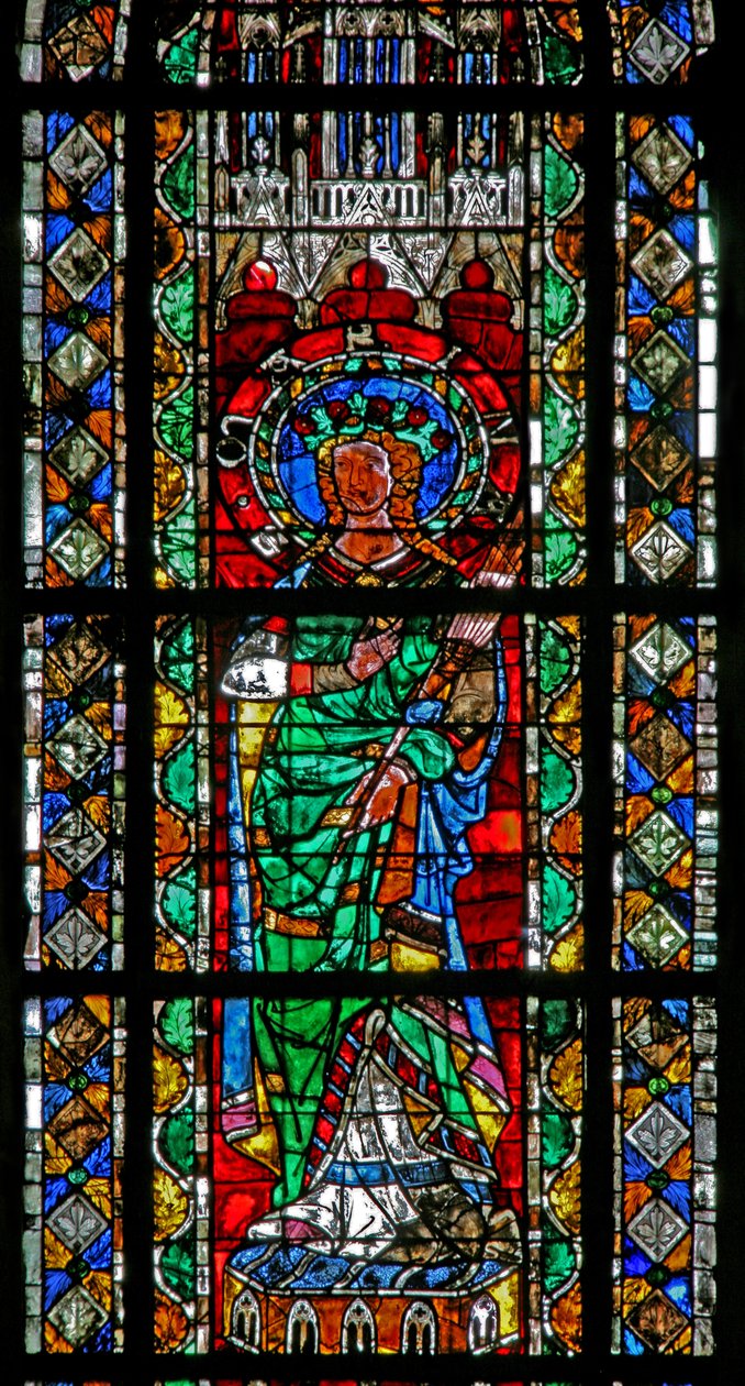 Window w204 depicting St Marine by French School