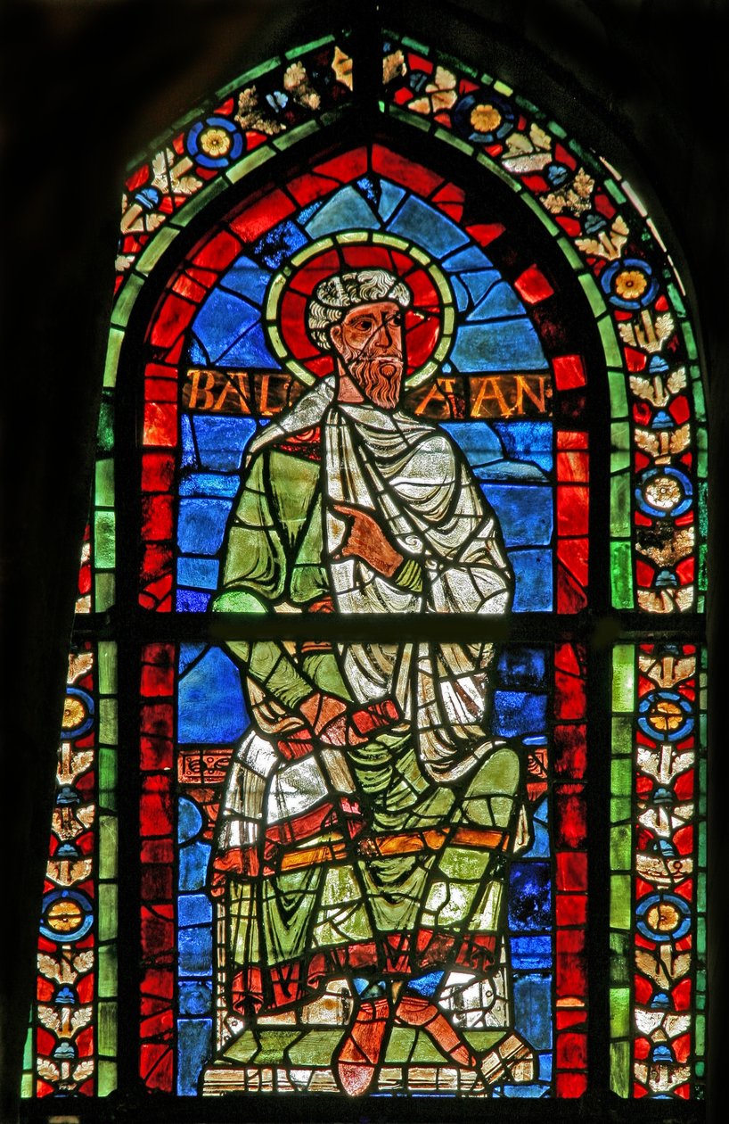 Window w209 depicting Balaam by French School
