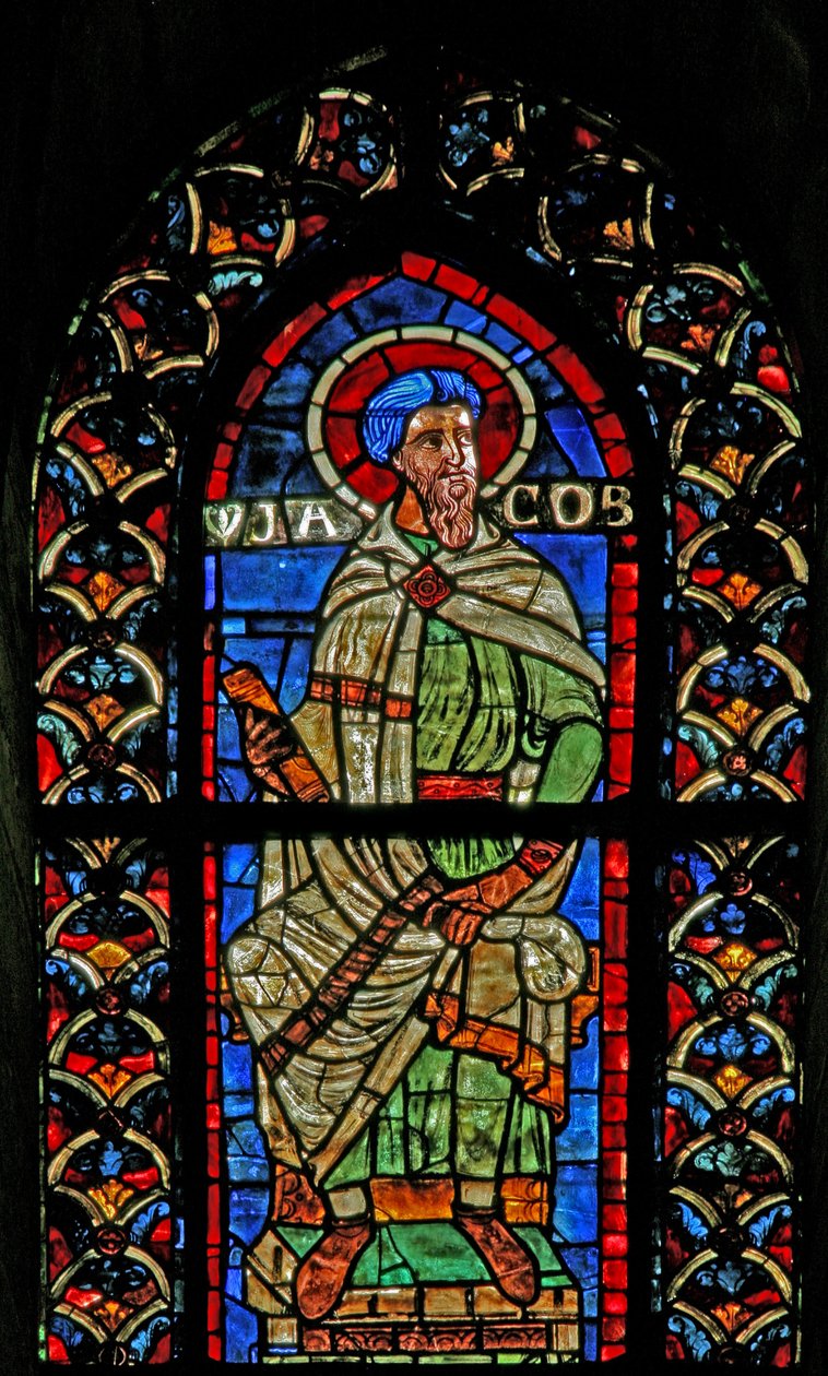Window w210 depicting Jacob by French School