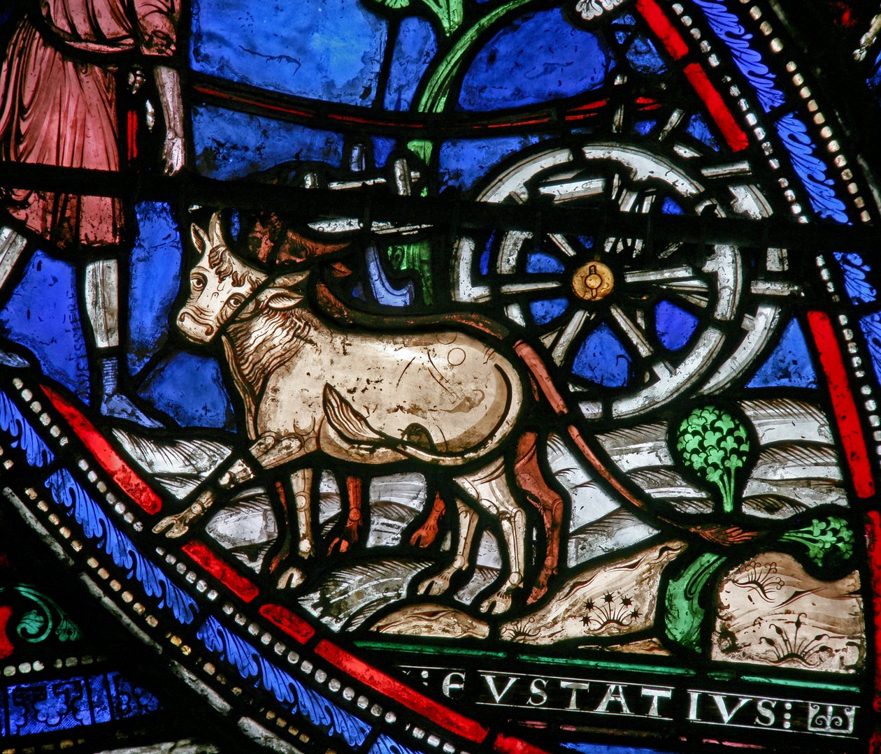 Life of St Eustache: He Works the Land by French School