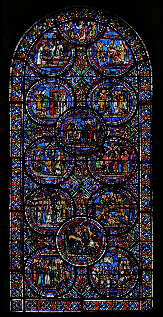 St Thomas Becket Window by French School