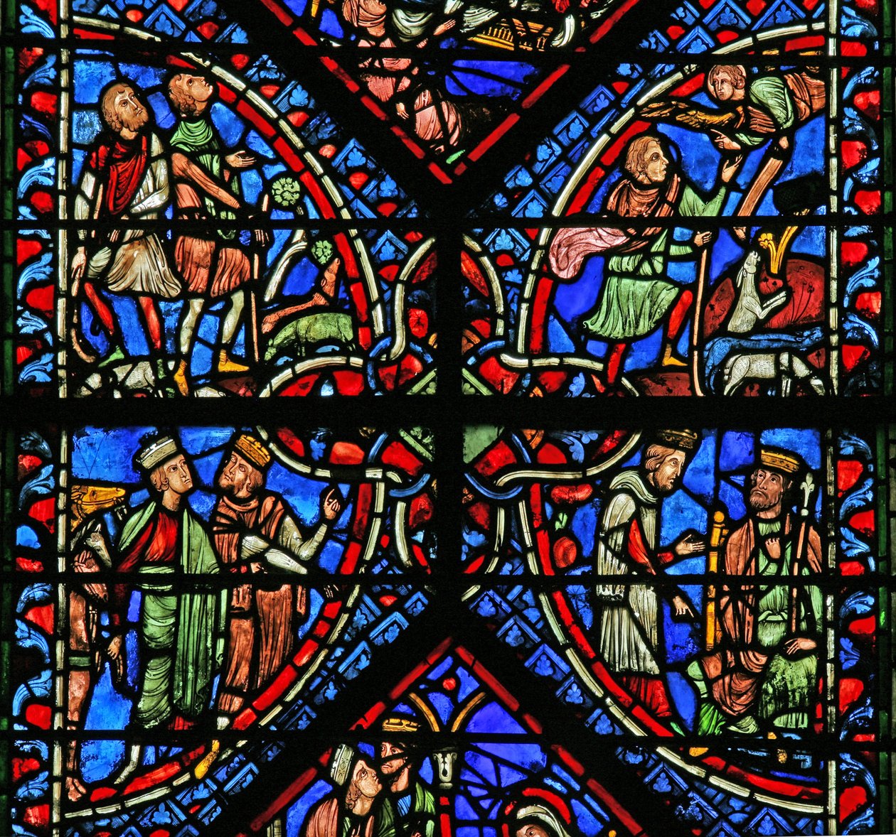 Magi with Herod; Annunciation to the Shepherds by French School