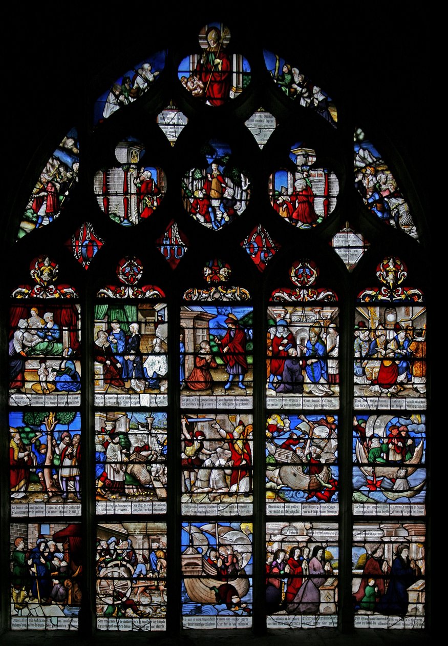 Scenes from the Life of St Nicholas by French School