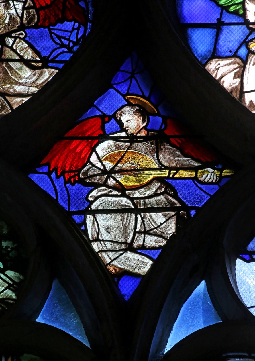 Angel Musician by French School