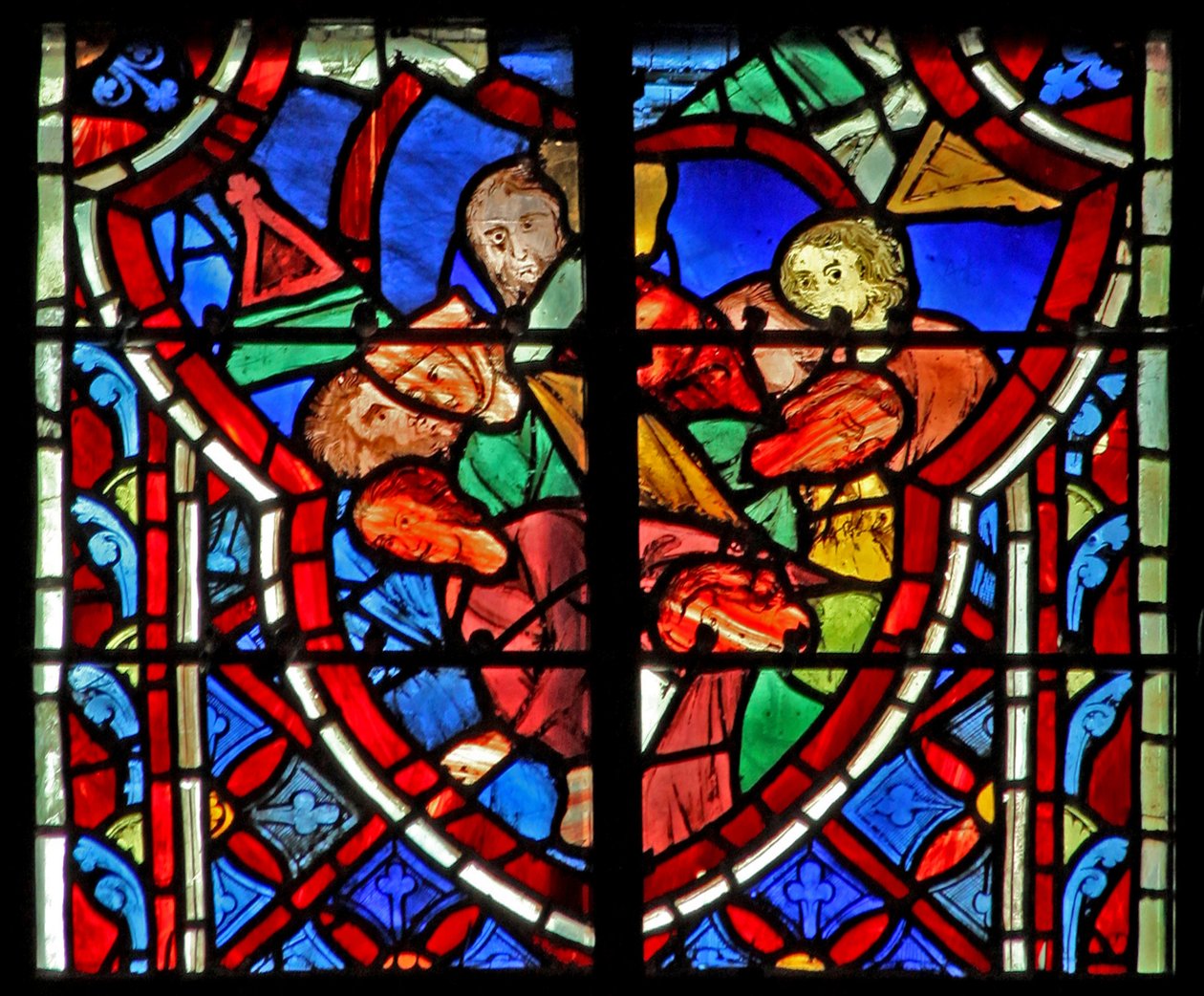 Samson Brings Down the Temple. Judges 16:28 by French School