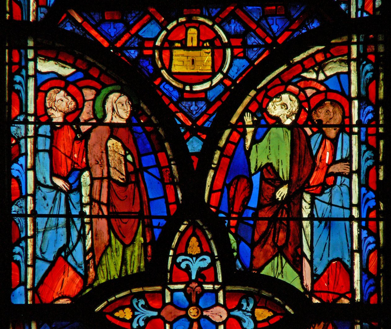 Holy Women and a Group of Apostles by French School