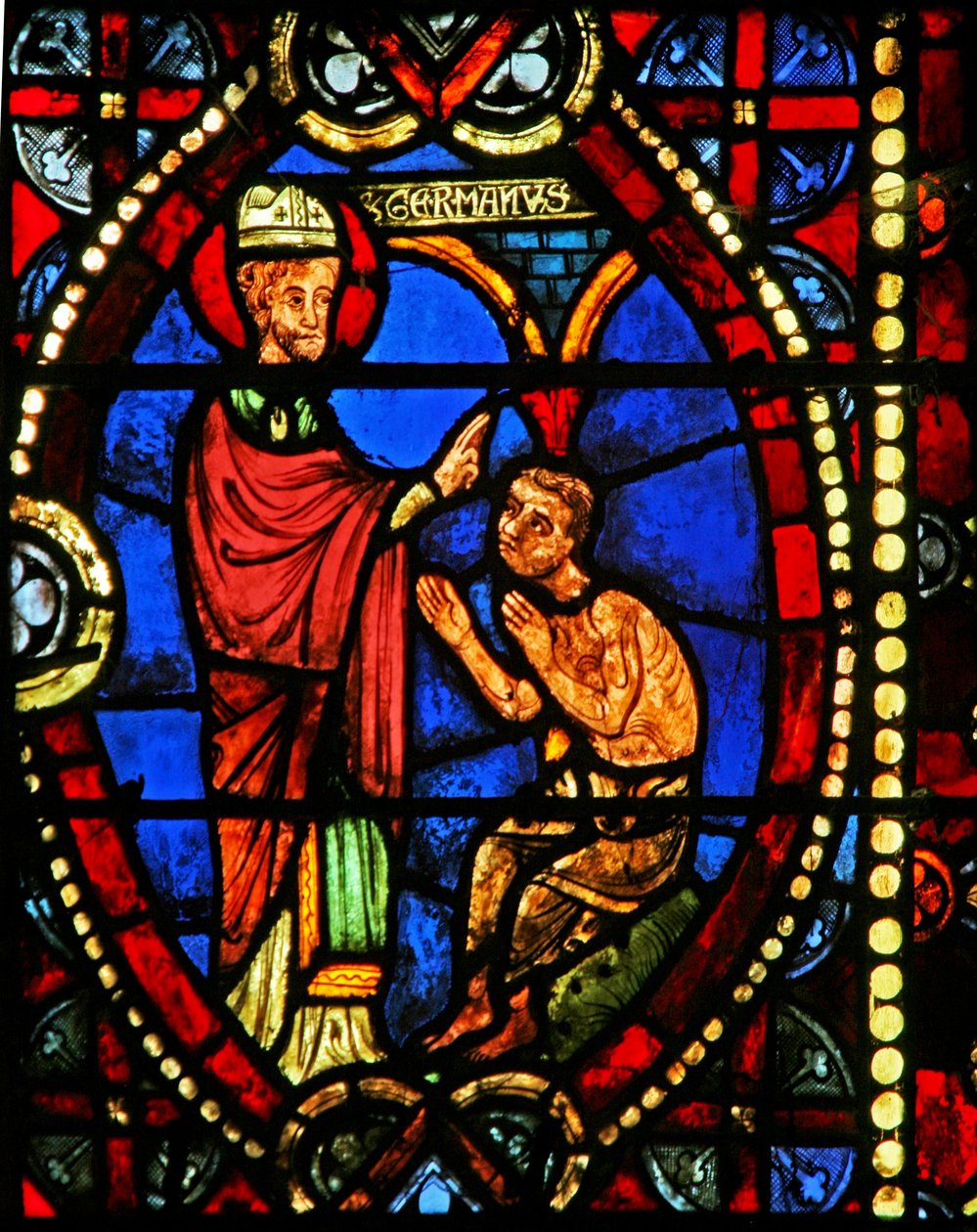 St Germain and the Son of Elaphius by French School