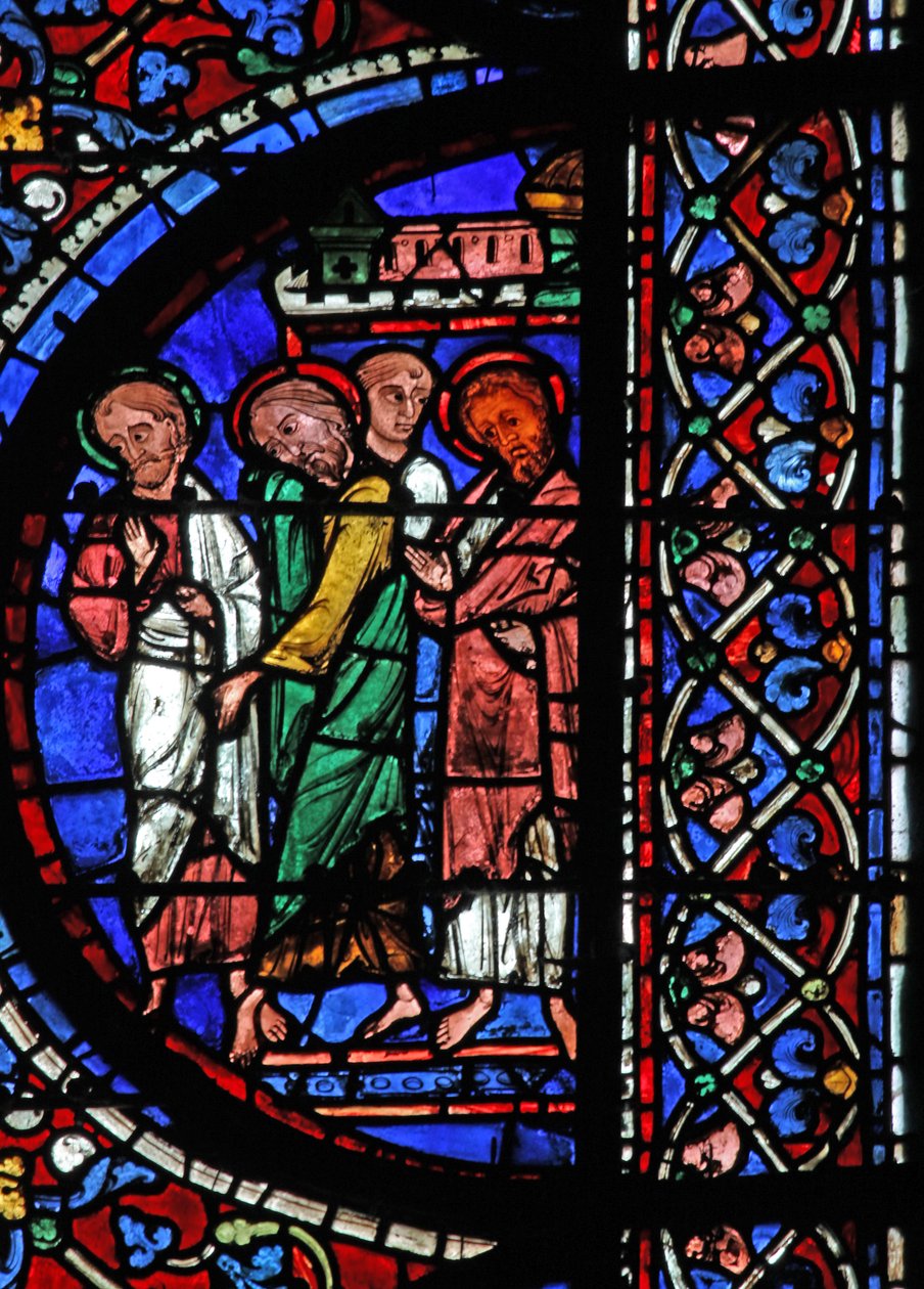 Witnesses at the Funeral of the Virgin by French School