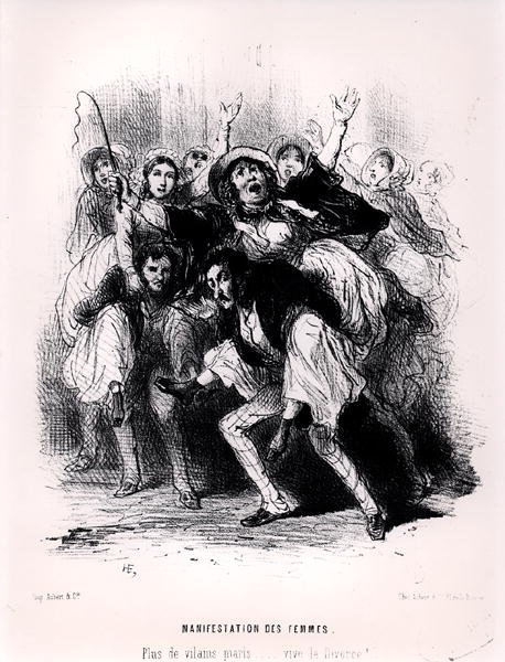 Women Demonstrating by French School