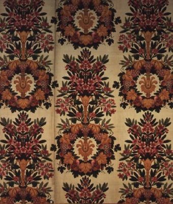 Wreaths of Flowers and Laurel Branches, Atelier de Lyon, Maison Grand Freres, 1811 by French School